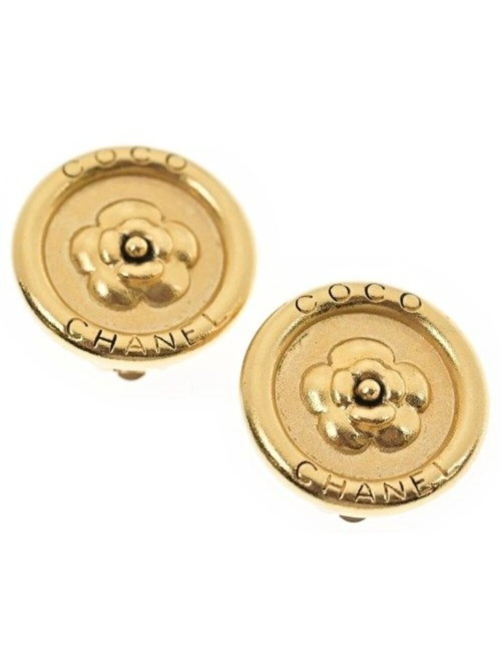 Chanel Earrings Camellia 97P